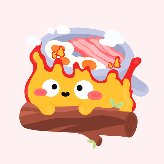 Calcifer - Sticker holographique