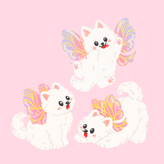Fairy Yuki - Pack de stickers holographiques