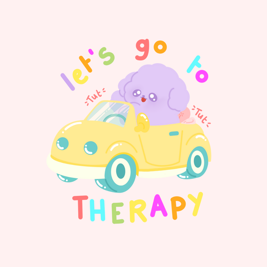 Let's go to therapy - Sticker holographique