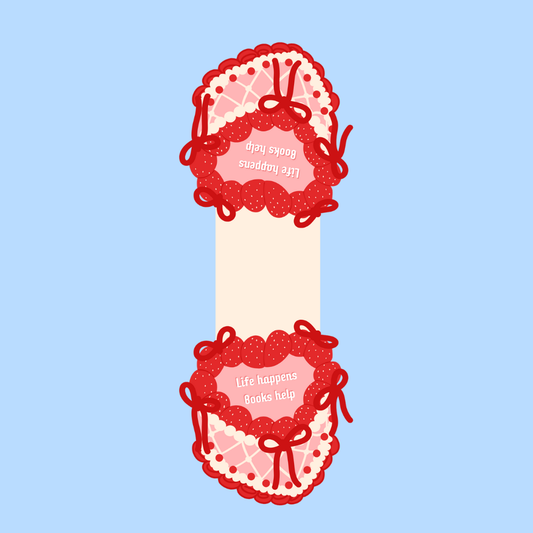 Life happens, books help - Marque page magnétique