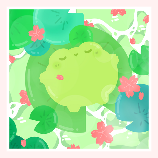 Lily Nap - Illustration 14x14