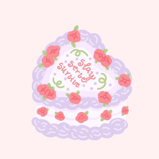 Slay, serve, survive - Sticker holographique