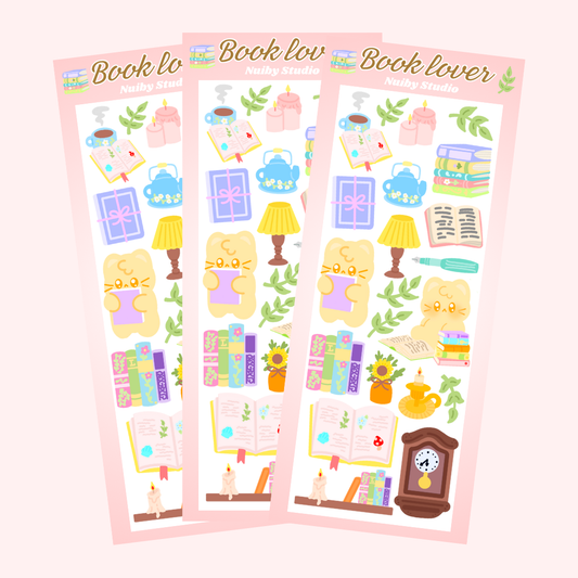 Book club - Planche de stickers